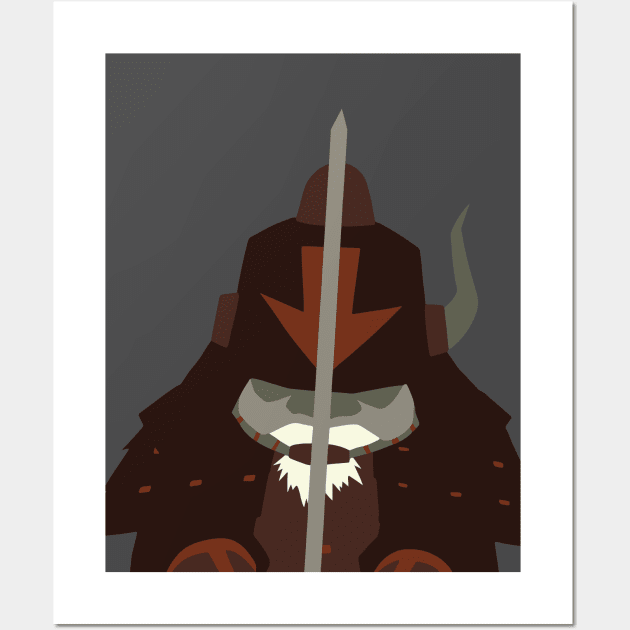 Avatar the Last Airbender Appa Minimalist Wall Art by basitkhan